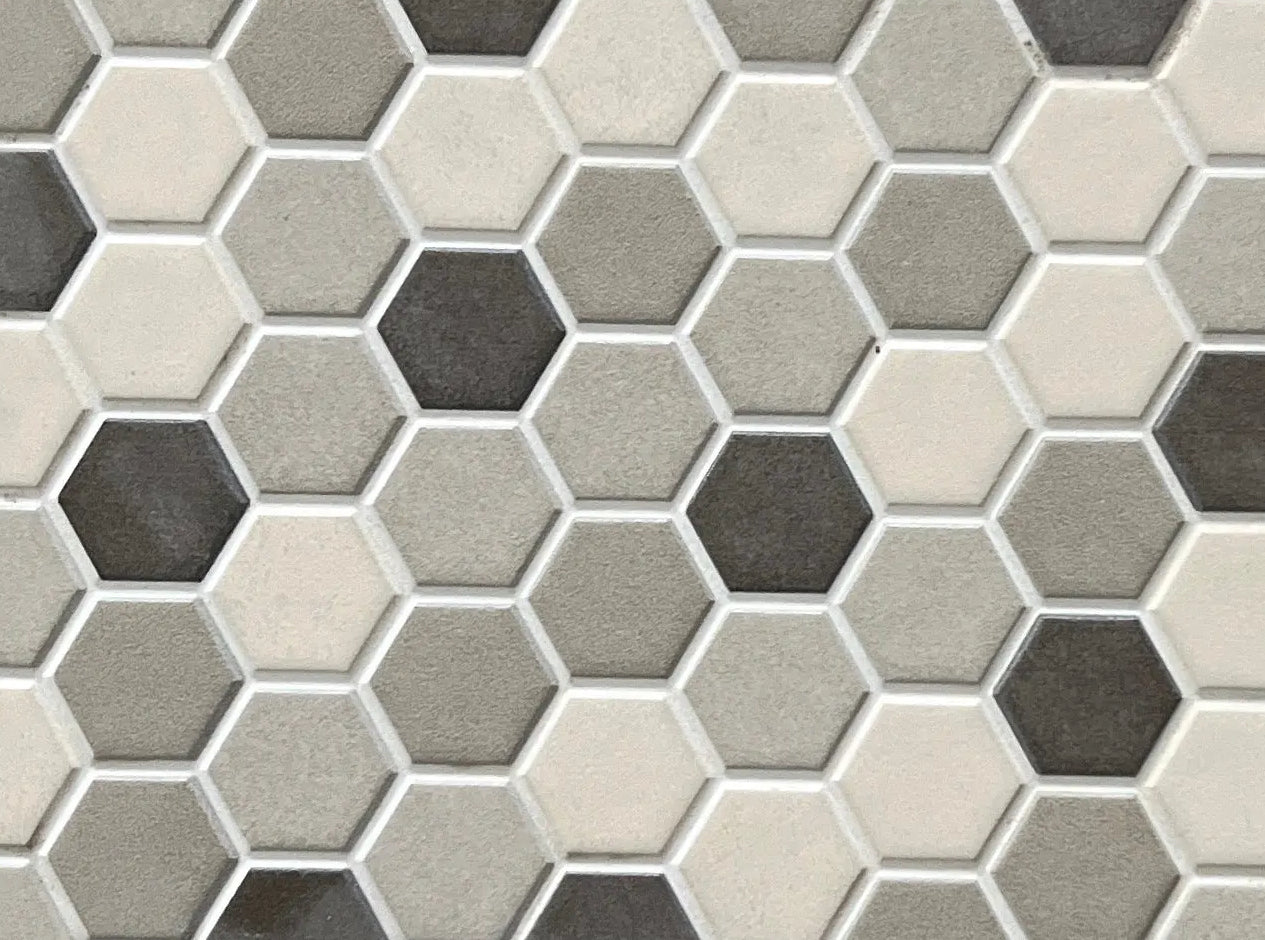 Rivestimento 20x33,3 Mosaico esagonale incastro LAMBADA MIX SAND