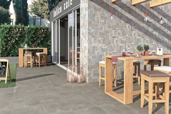 STOCK intero 6,5 mq Rivestimento/Pavimento Antico Muro grigio 30,8x61,5