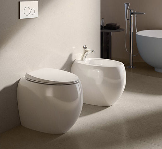 Sanitari RAK serie CLOUD composto da wc bidet e copriwater SOFT-CLOSE