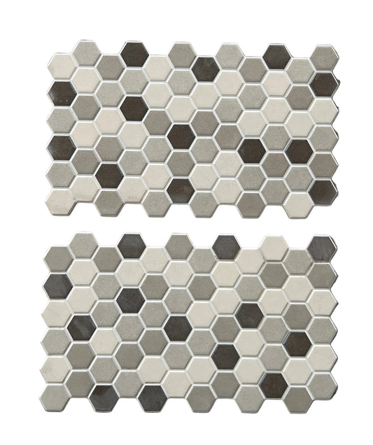 Rivestimento 20x33,3 Mosaico esagonale incastro LAMBADA MIX SAND