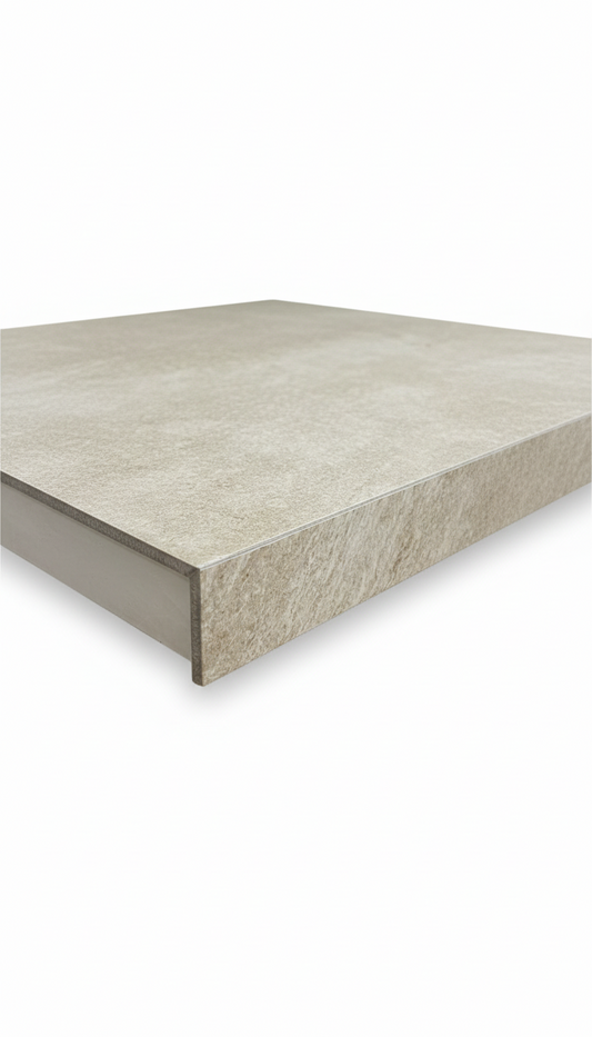 Elemento a L realizzato a partire dalla piastrella (prezzo al metro lineare)