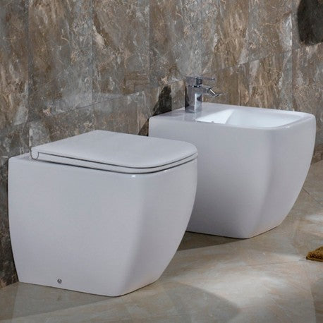 Sanitari RAK serie METROPOLITAN composto da wc bidet e copriwater SOFT-CLOSE