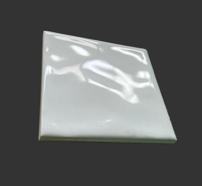 Rivestimento 10x10 FAETANO Bianco Ondulato lux