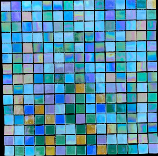 Mosaico vetroso 32x32 cm Multicolor