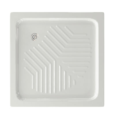 PIATTO DOCCIA in ceramica lucida 70x70xH10 cm