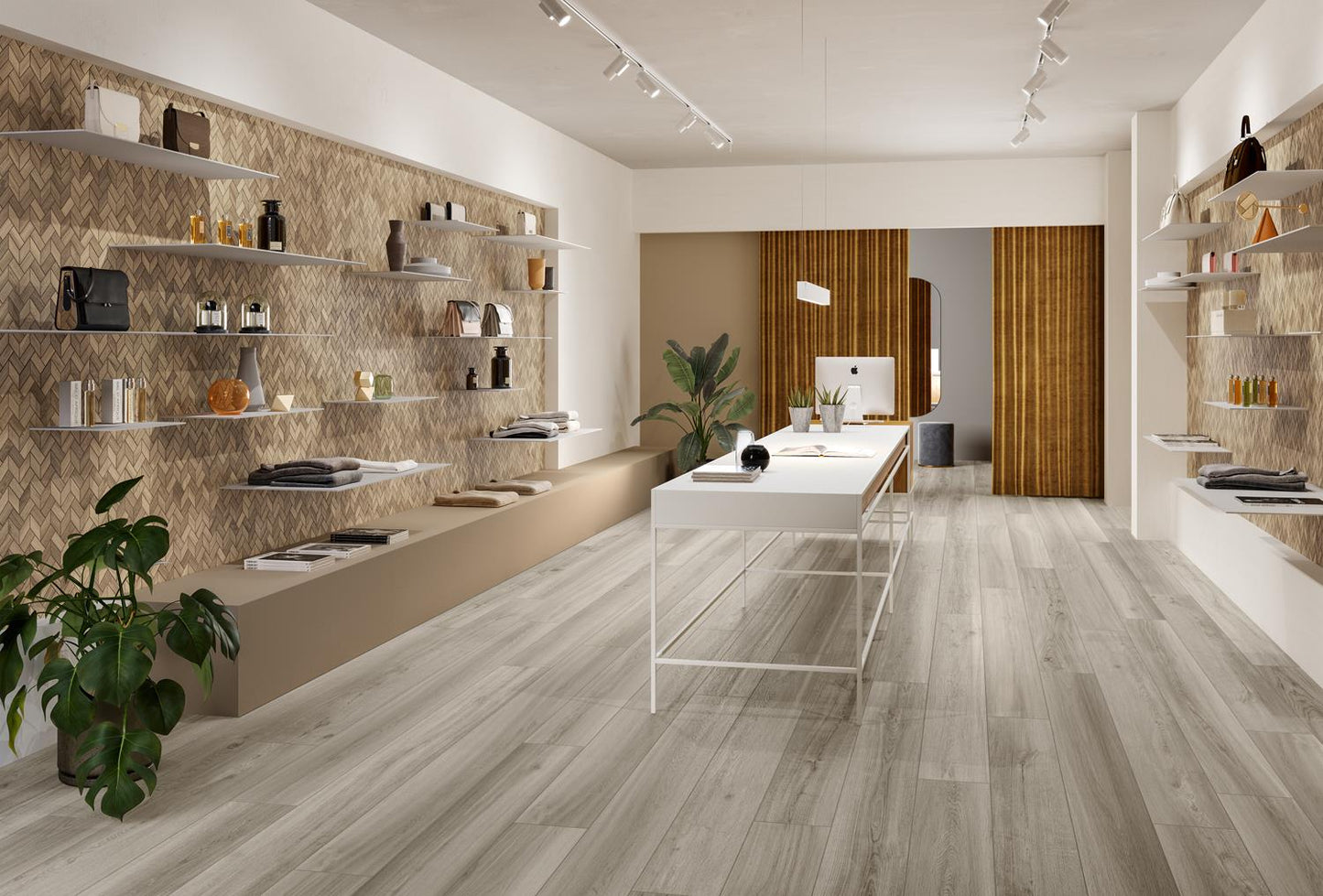 PANARIA Nuance PERLE Nat./Rett. 20x120cm 1^Scelta