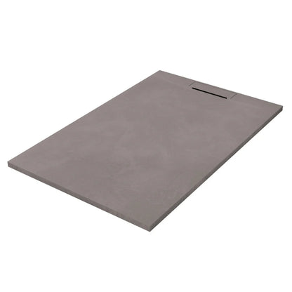 PIATTO DOCCIA CEMENT effetto Cemento in resina con scarico laterale