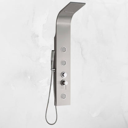 Colonna Hydro inox attrezzata a cascata Minny Morini