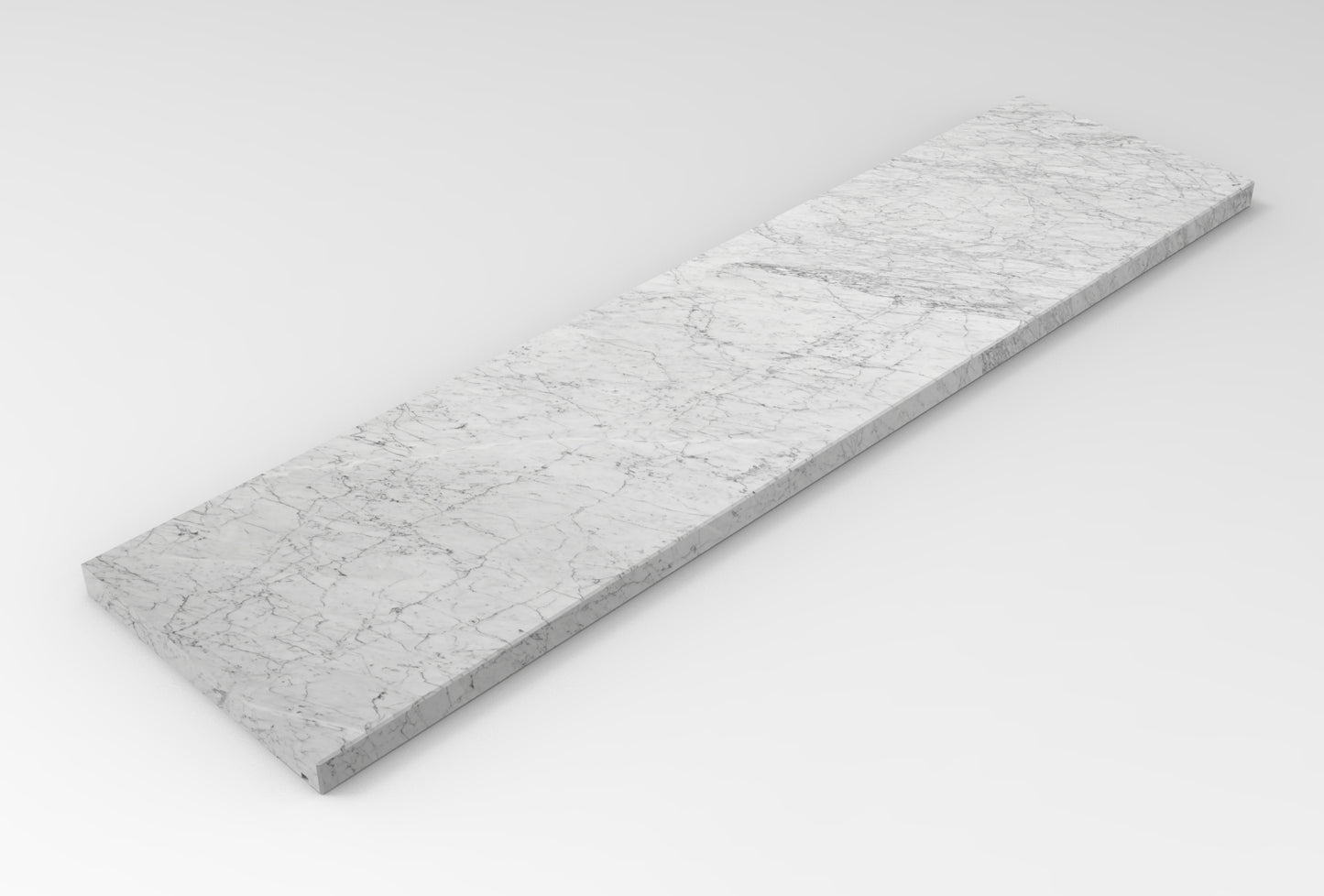 Fasce per balconi in marmo di Carrara - Larghezza 20 cm a correre - Prezzo al ML