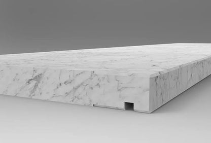 Fasce per balconi in marmo di Carrara - Larghezza 20 cm a correre - Prezzo al ML