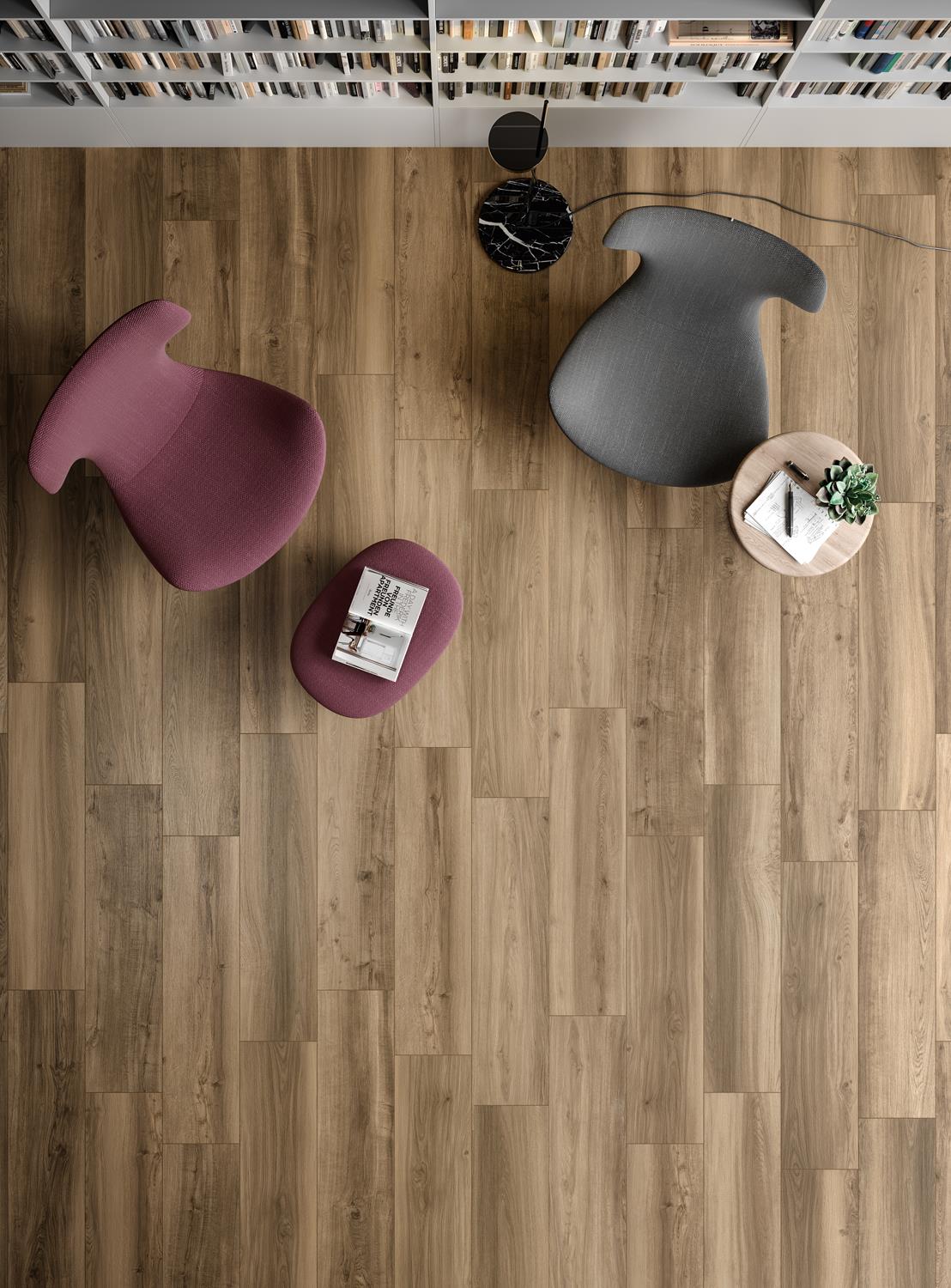 PANARIA Nuance CENDRE Nat./Rett. 20x120cm 1^Scelta