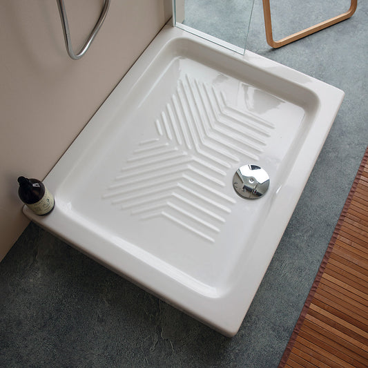 Piatto doccia Rettangolare in ceramica h11/12 cm